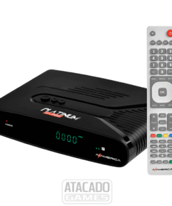 Receptor Satélite Azamerica Platinum GX Pro