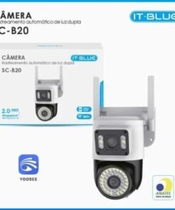 CÂMERA Rastreamento automático de luz dupla SC-B20 (T-BLUe CÂMERA)YOOSEE