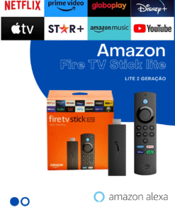AMAZON FIRE TV STICK LITE 2 GERAÇÃO