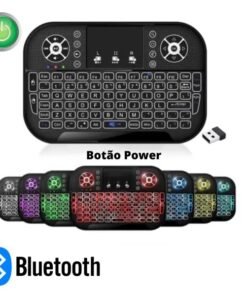 TECLADO MINI KEYBOARD 2.4GHZ E BT 5.0