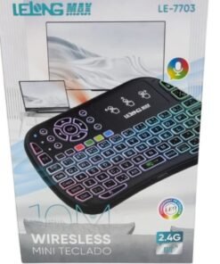 TECLADO MINI KEYBOARD 2.4GHZ E BT 5.0 com voz