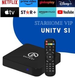 TV BOX SMART UNITV S1 Cx.Preta
