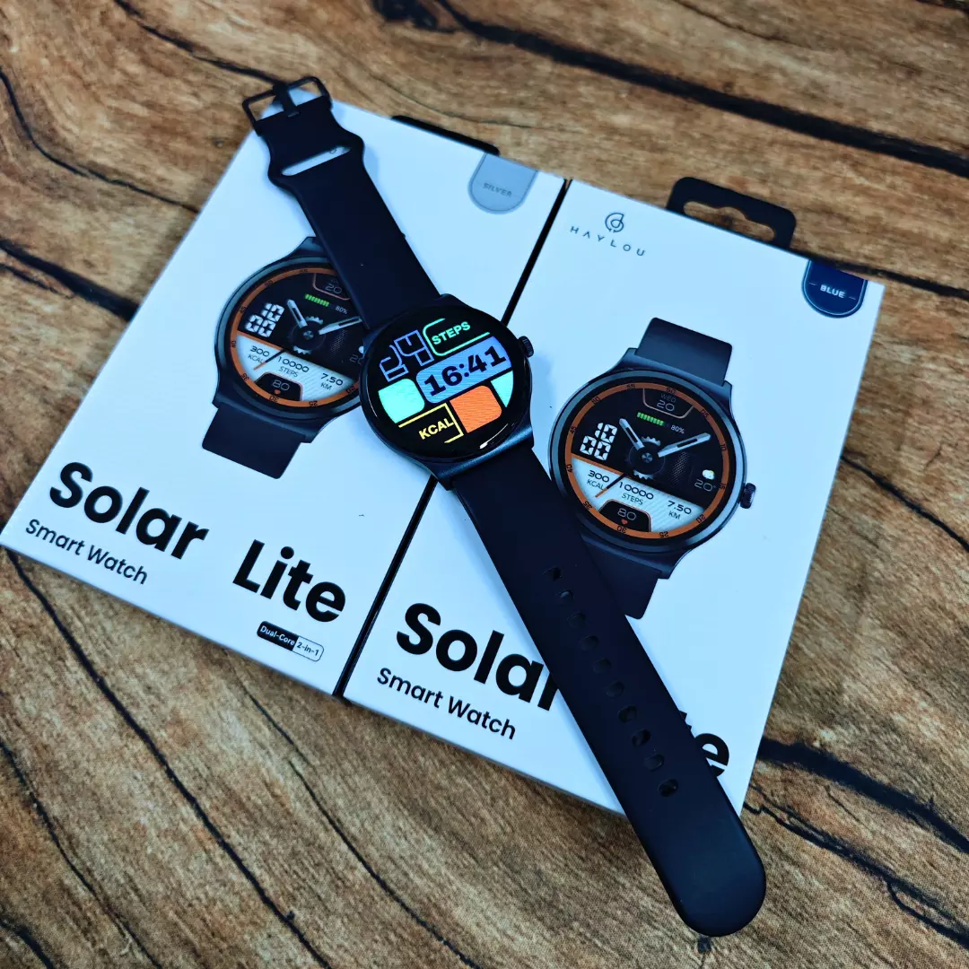 Smartwatch Haylou Solar Lite A Prova Dagua - Azul