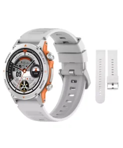 Smartwatch Peje ZW13 A Prova D'água Amoled Pulseira Extra - Prata