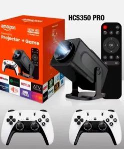 Projetor Hcs350 4k Pro + Game Com 2 Controles Sem Fio
