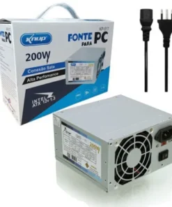 Fonte de alimentação para PC Knup KP-517 200W prata 110V/220V