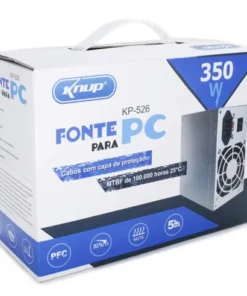 Fonte de alimentação para PC Knup KP-526 350W prata 110V/220V