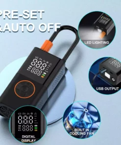 Bomba De Ar Recarregável Portatil USB