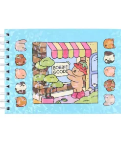 Livro de Colorir Relaxante Bobbie Goods Tema Fofuras e Criaturas Encantadas - Azul